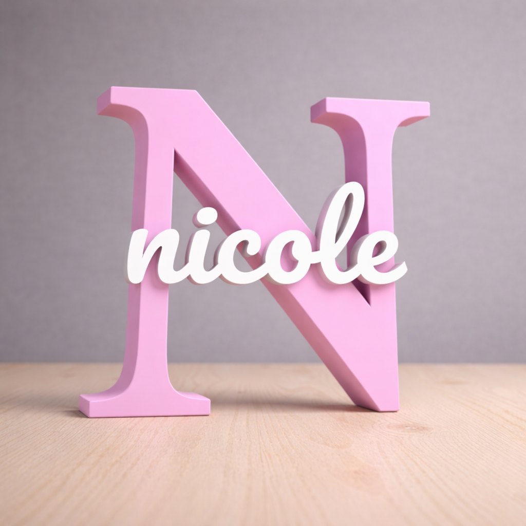 Premium Custom 3D Name Sign